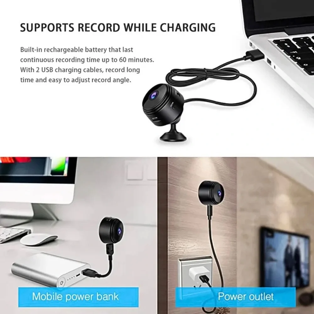 Mini Camera WiFi Wireles Monitoring Security Protection Remote Monitor Camcorder